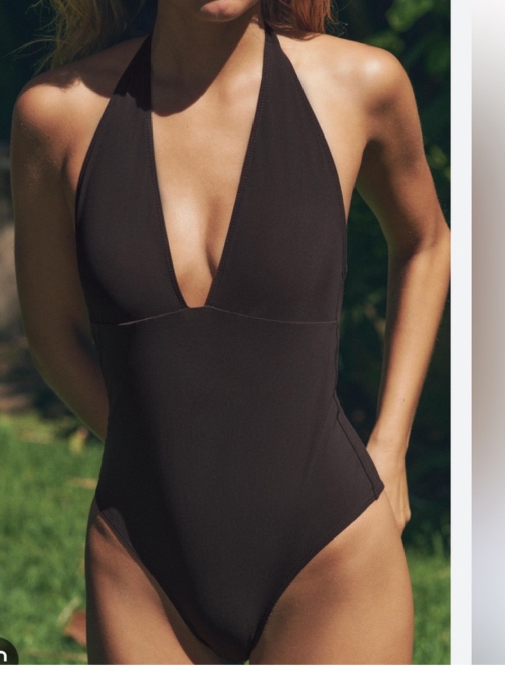Zara plunge one piece